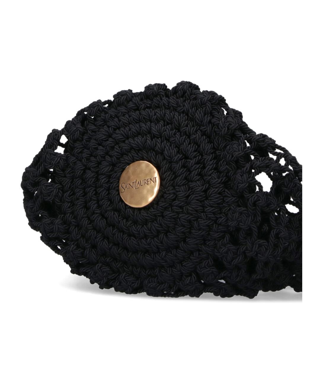 SAINT LAURENT Черная сумка через плечо, фото 4