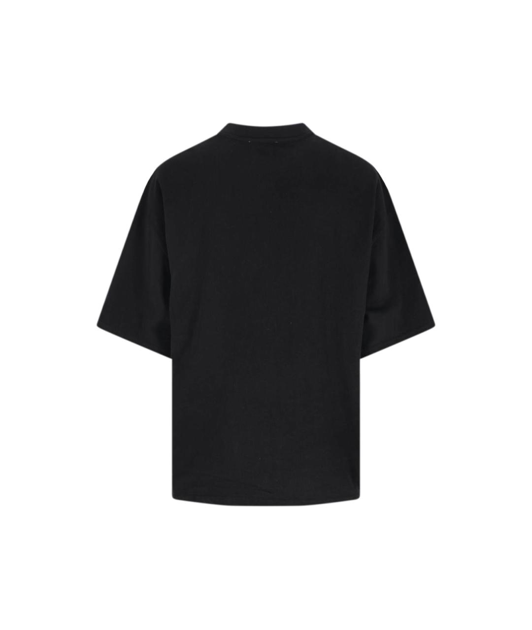 entire studios Черная хлопковая футболка, фото 2