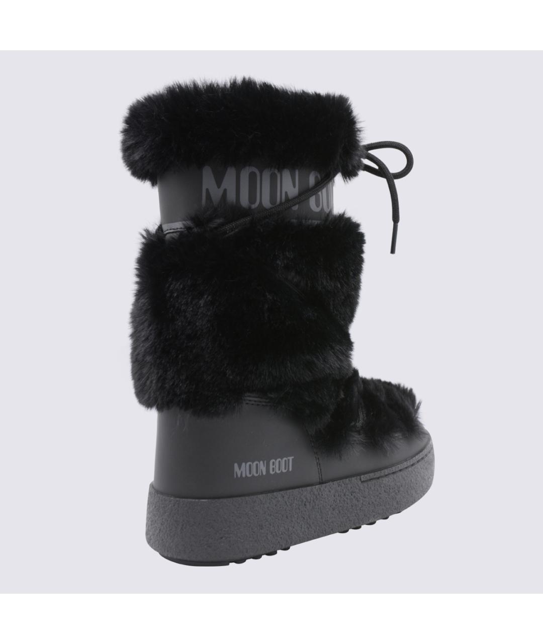 MOON BOOT Черные сапоги, фото 3