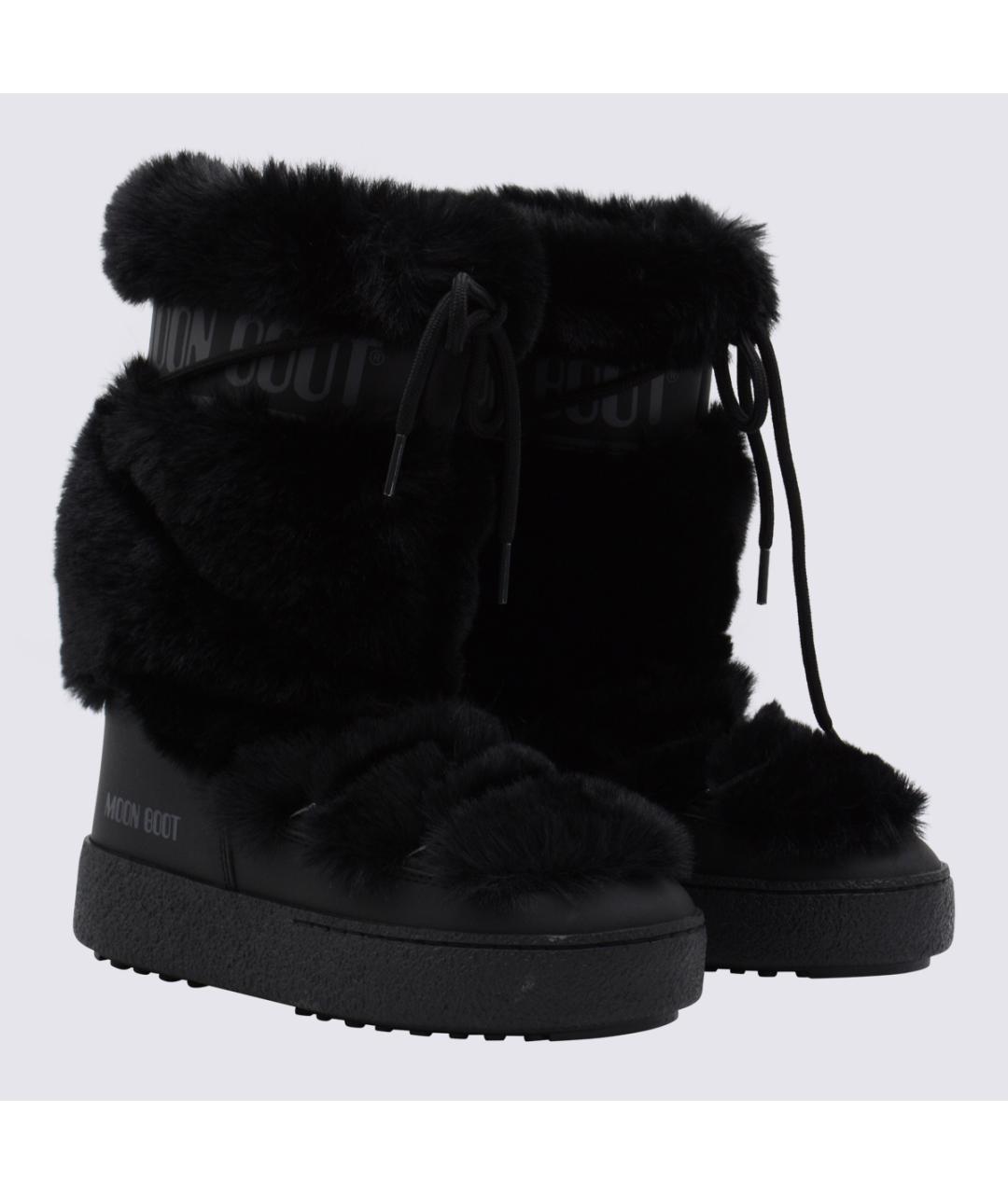MOON BOOT Черные сапоги, фото 2