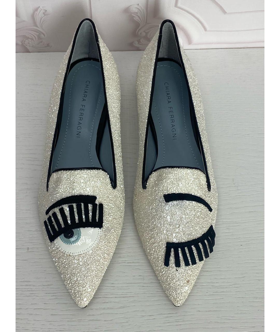 CHIARA FERRAGNI Белые туфли, фото 2