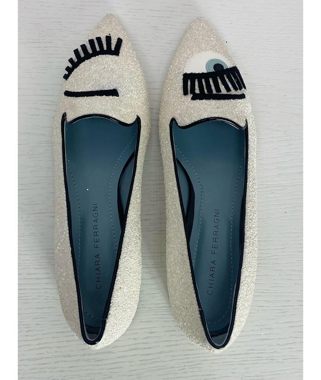 CHIARA FERRAGNI Белые туфли, фото 3