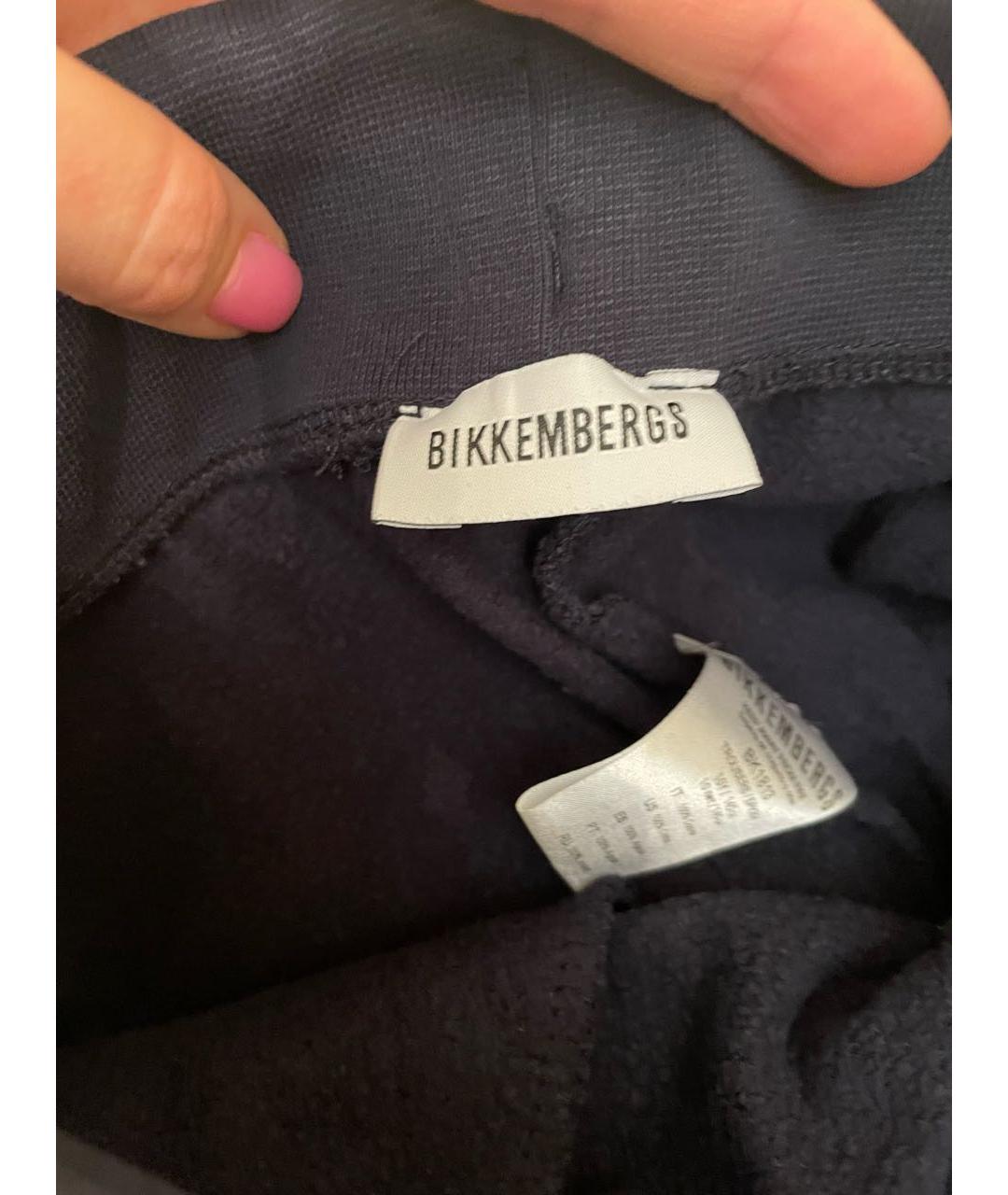 BIKKEMBERGS Черные хлопковые брюки и шорты, фото 3