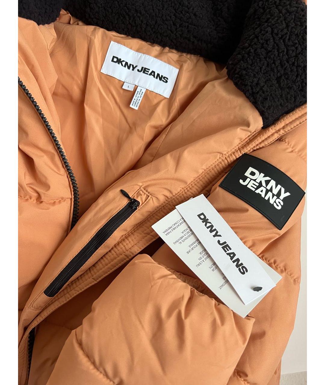 DKNY Оранжевая куртка, фото 4