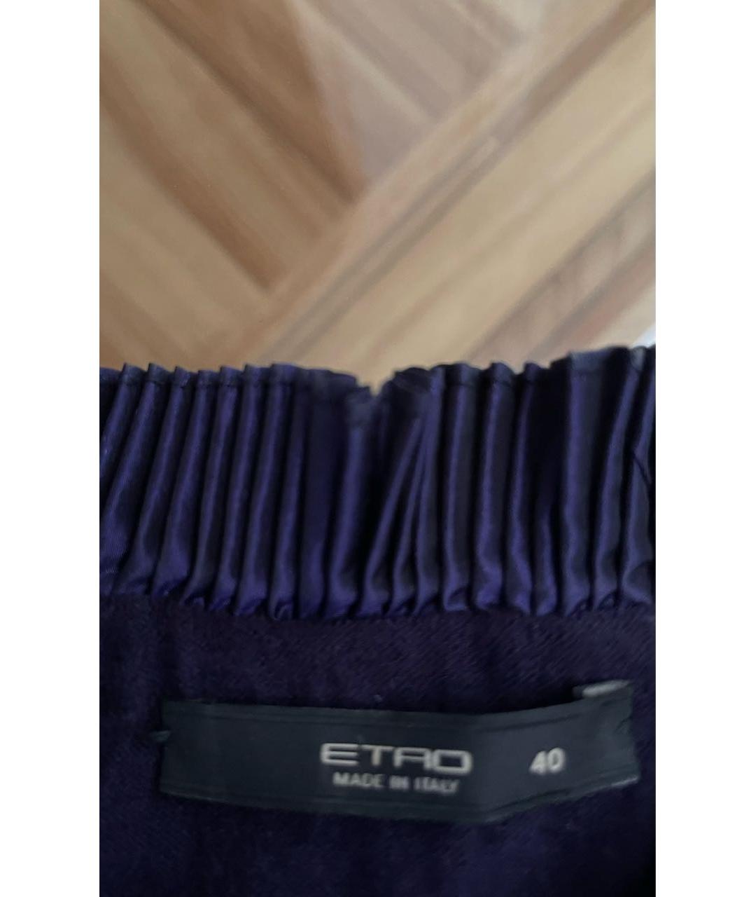 ETRO Фиолетовая вискозная блузы, фото 6