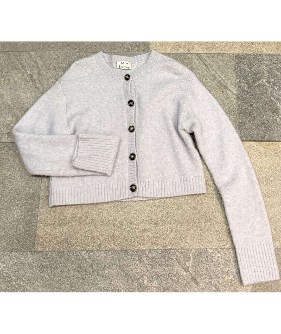 ACNE STUDIOS Голубой полиамидовый кардиган, фото 4