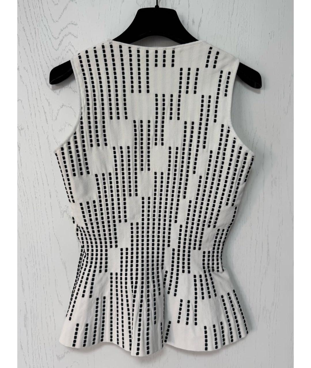 ROLAND MOURET Белая вискозная блузы, фото 2