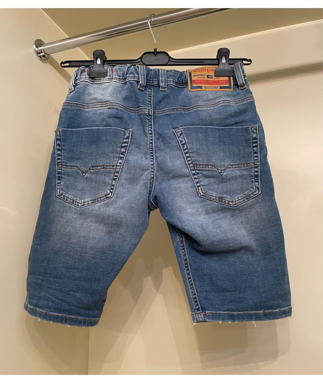 DIESEL KIDS Голубые деним детские шорты, фото 2