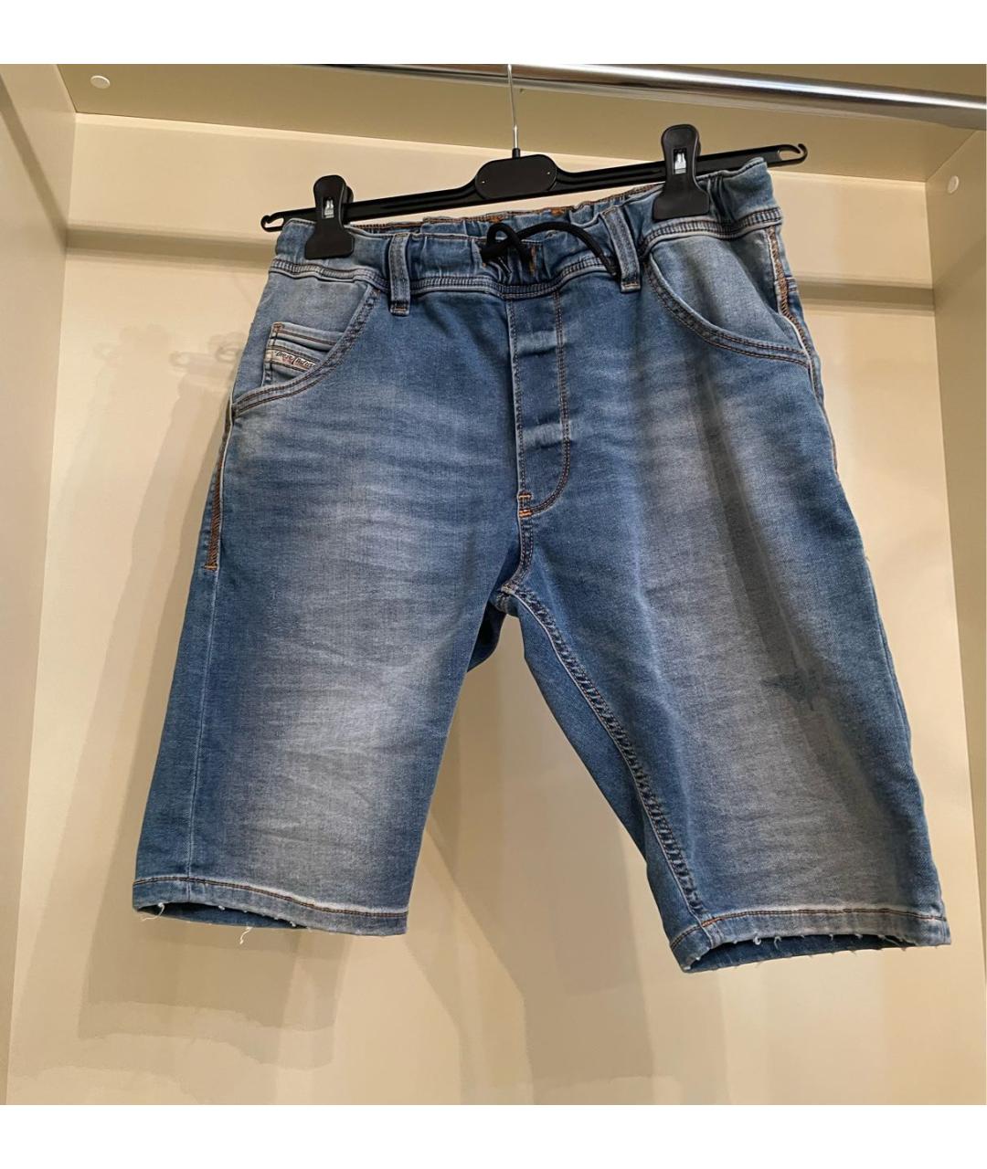 DIESEL KIDS Голубые деним детские шорты, фото 4