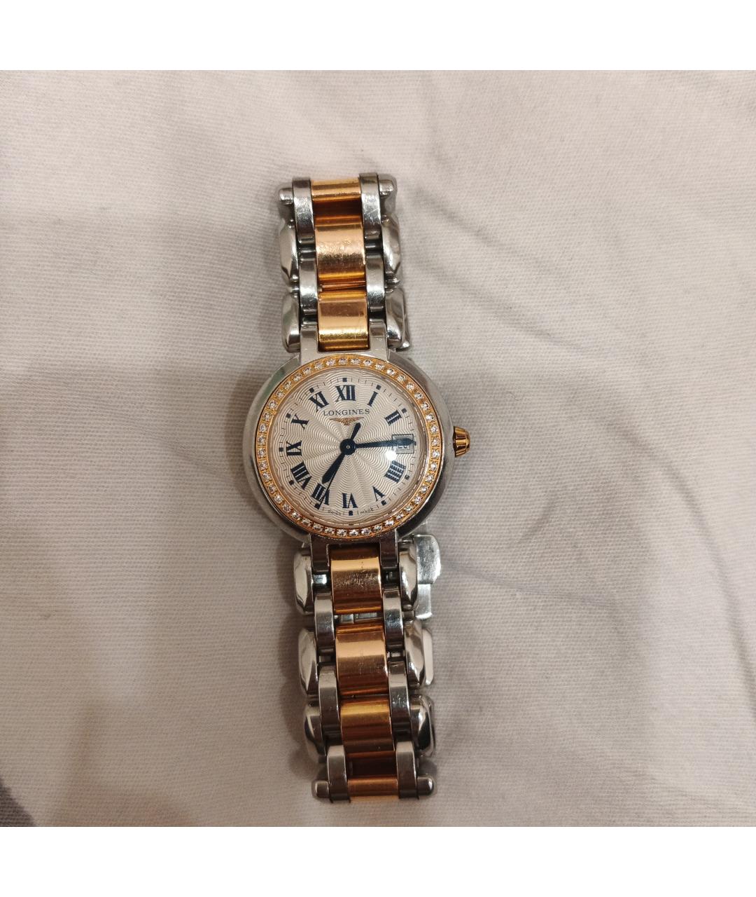 LONGINES Серебряные часы из желтого золота, фото 4