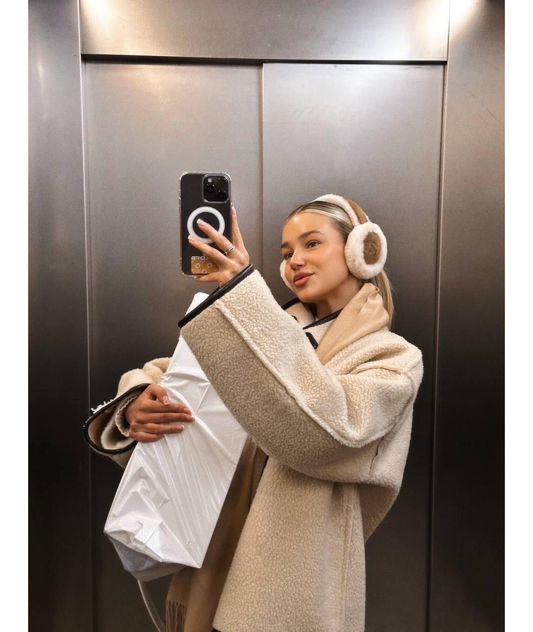 UGG AUSTRALIA Коричневые наушники, фото 7