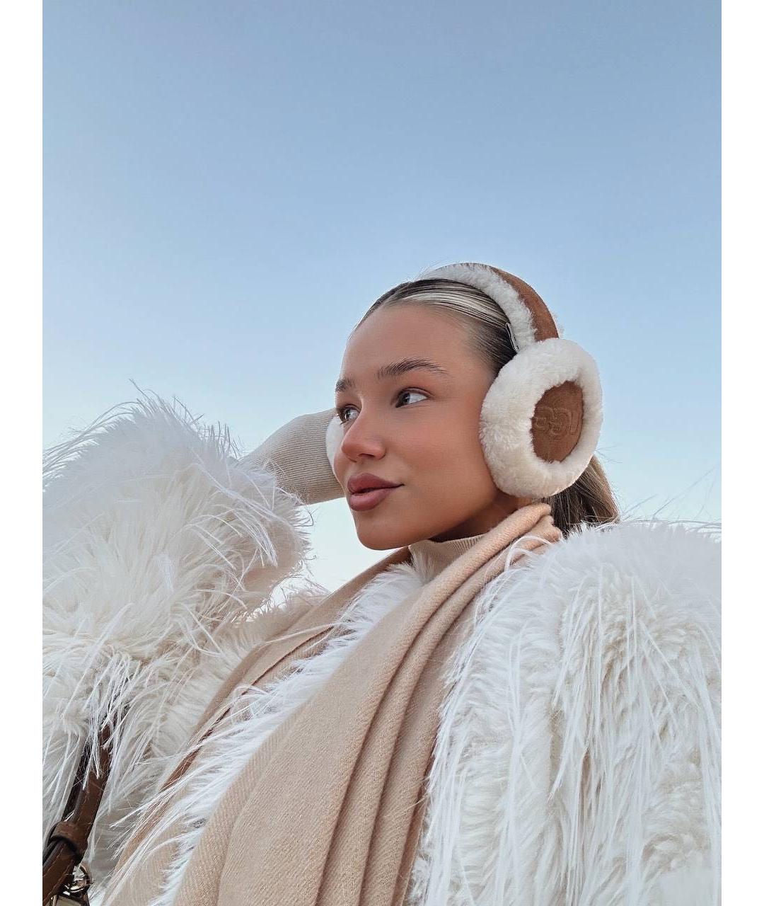 UGG AUSTRALIA Коричневые наушники, фото 8