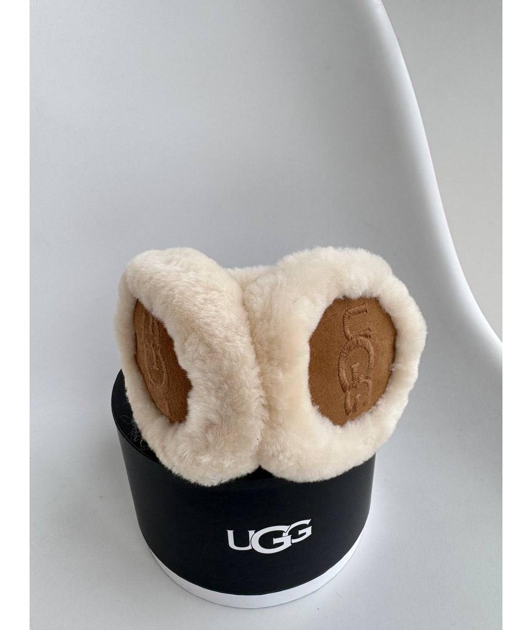 UGG AUSTRALIA Коричневые наушники, фото 5