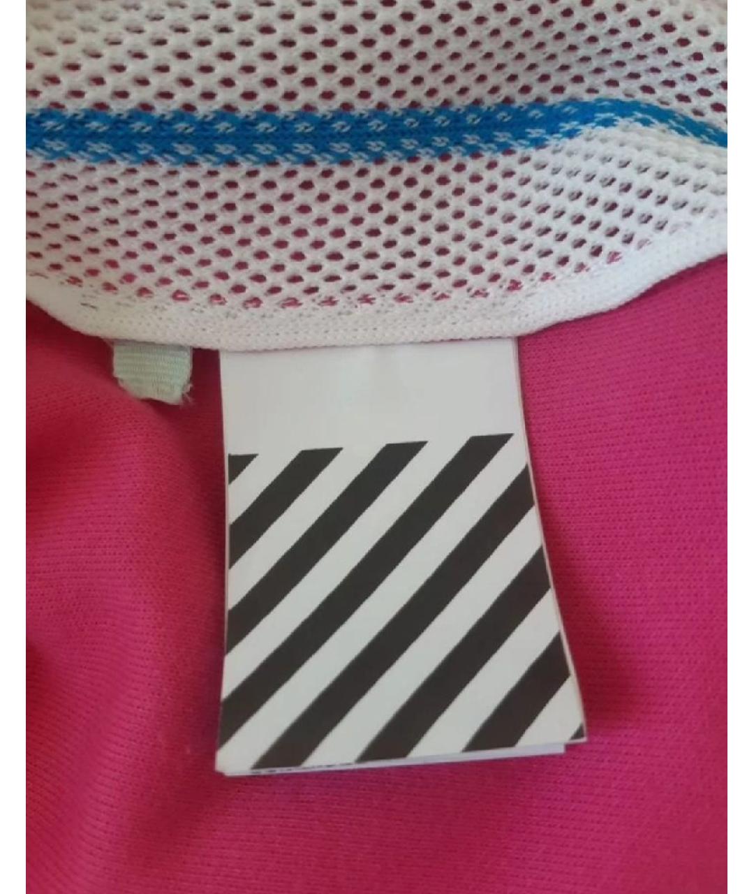 OFF-WHITE Розовые хлопковые спортивные брюки и шорты, фото 6