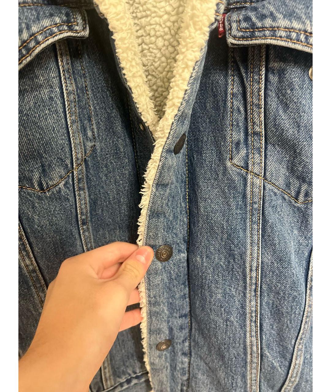 LEVI'S Синяя деним куртка, фото 4