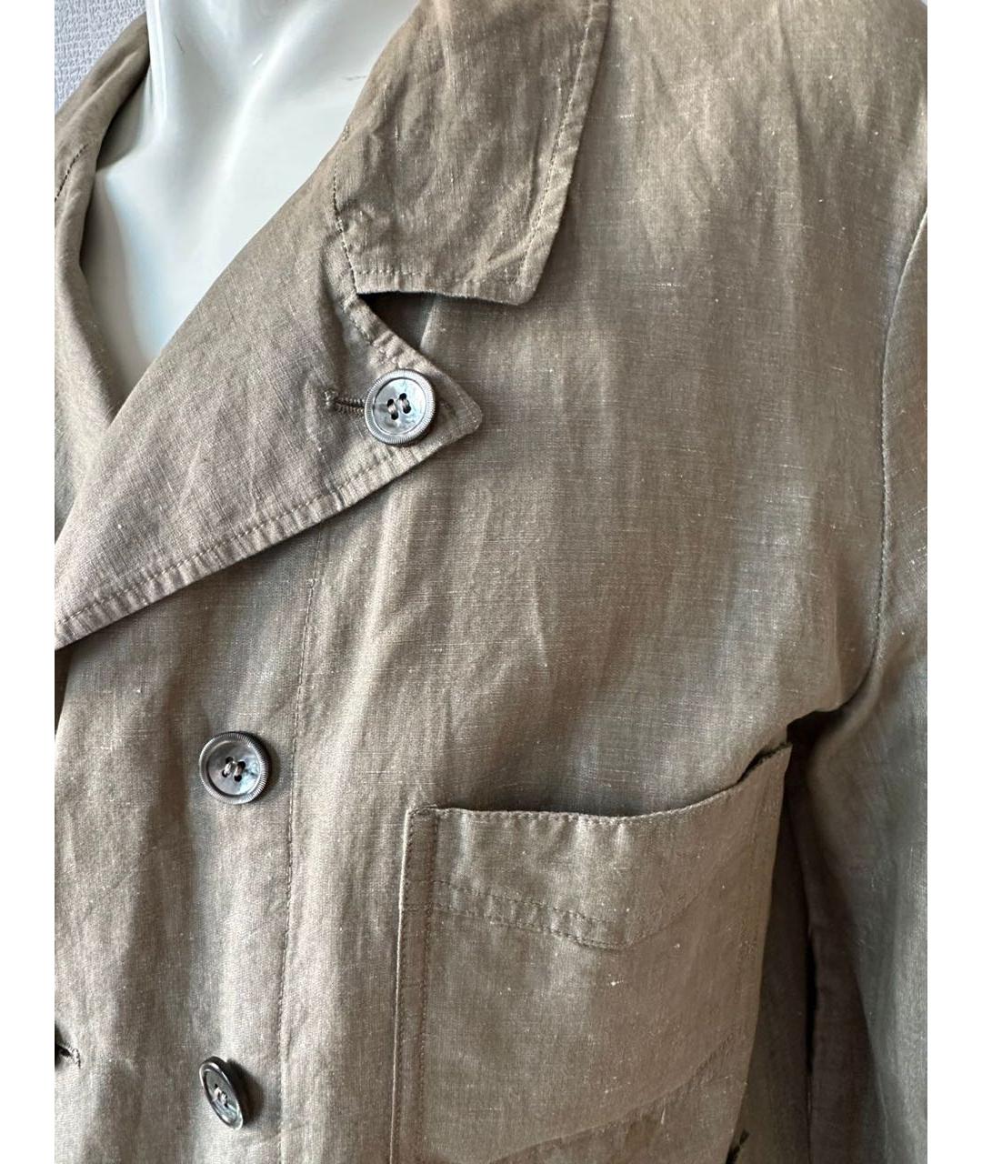 SAINT LAURENT Хаки куртка, фото 5