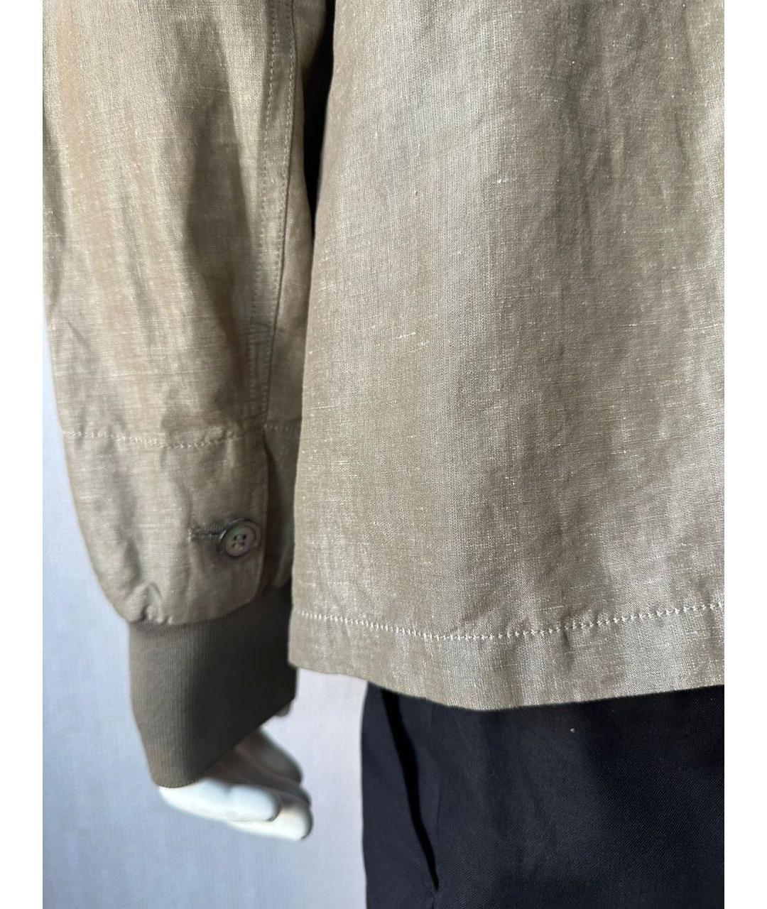 SAINT LAURENT Хаки куртка, фото 6