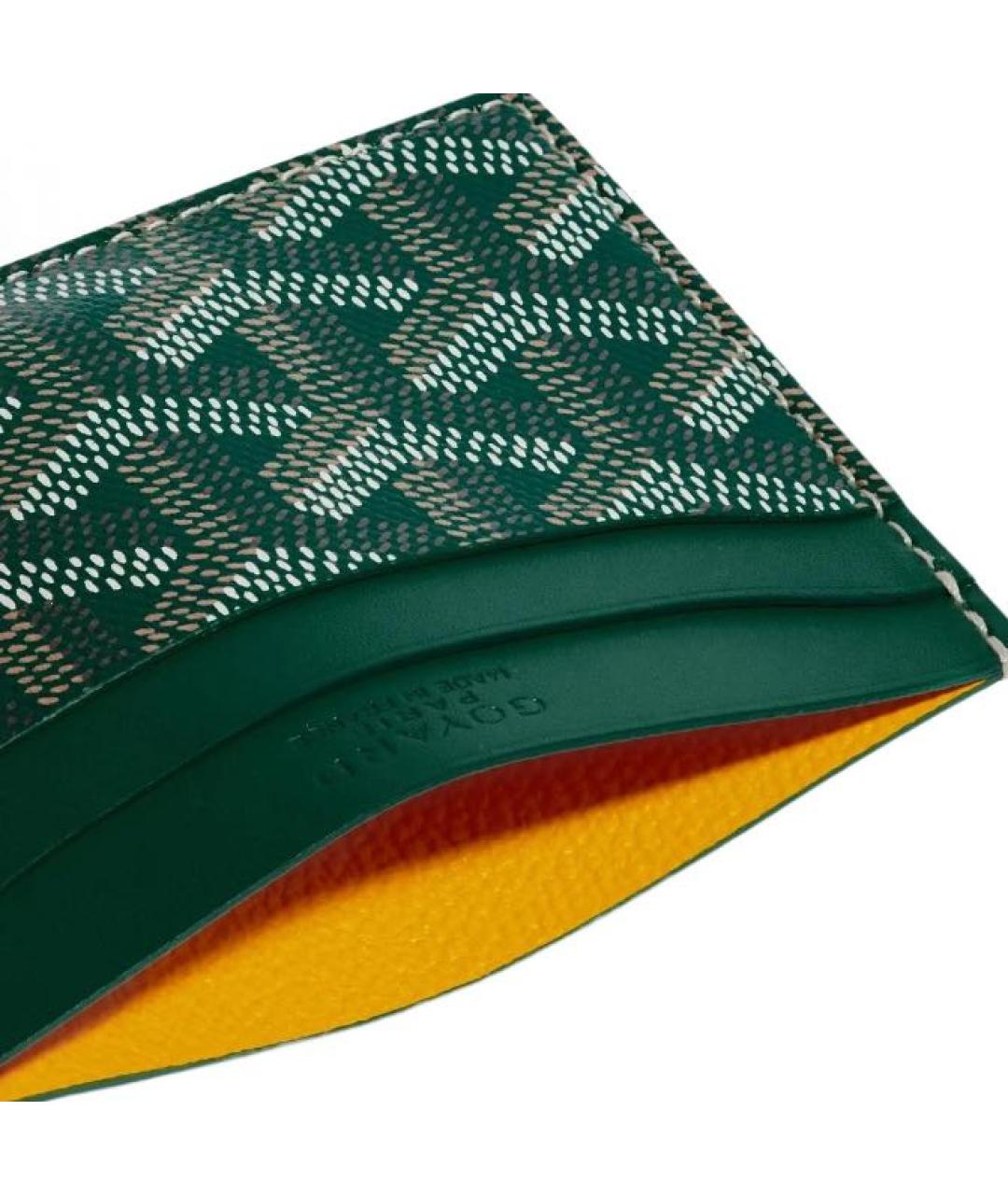 GOYARD Зеленый кардхолдер, фото 2