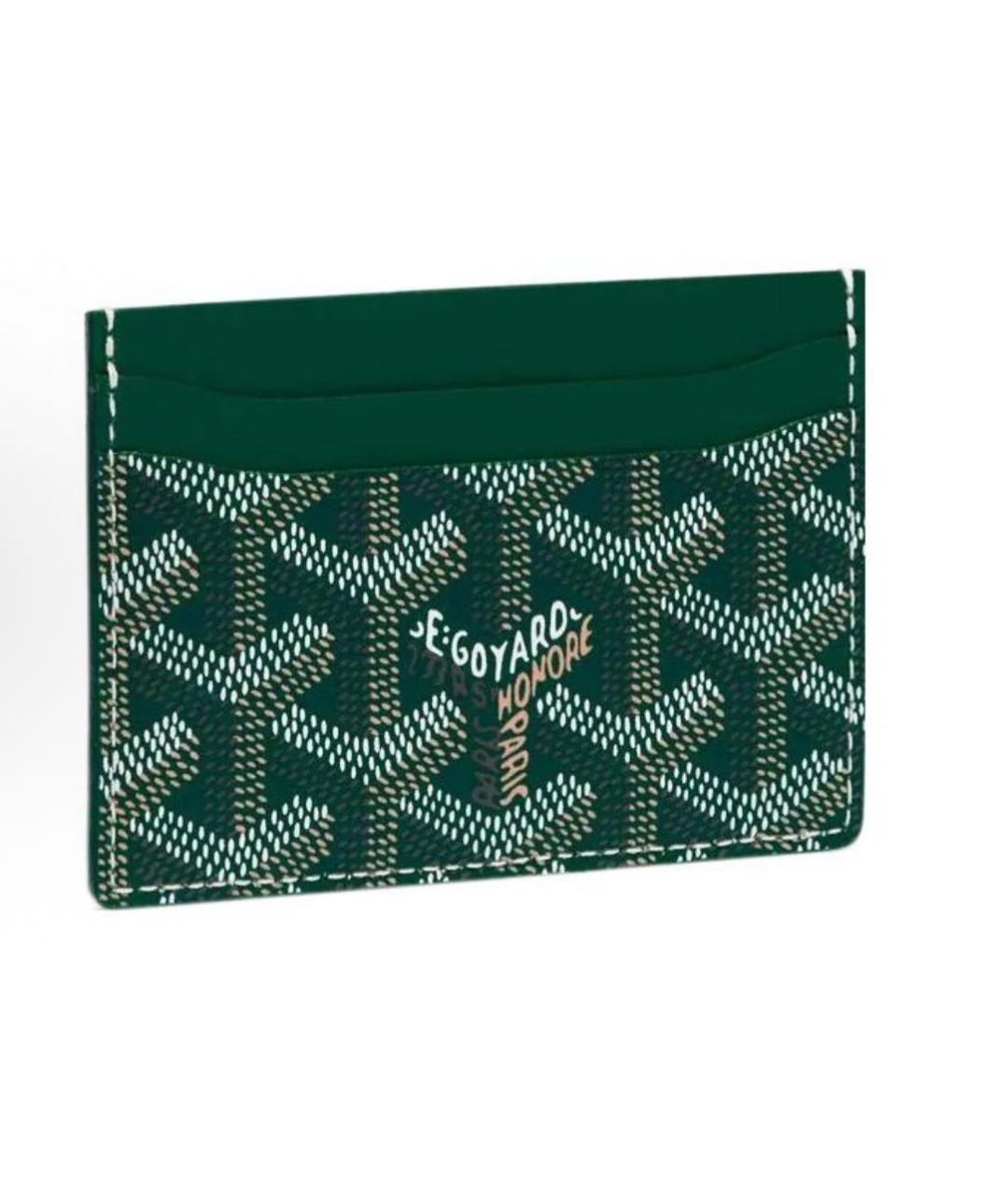 GOYARD Зеленый кардхолдер, фото 4