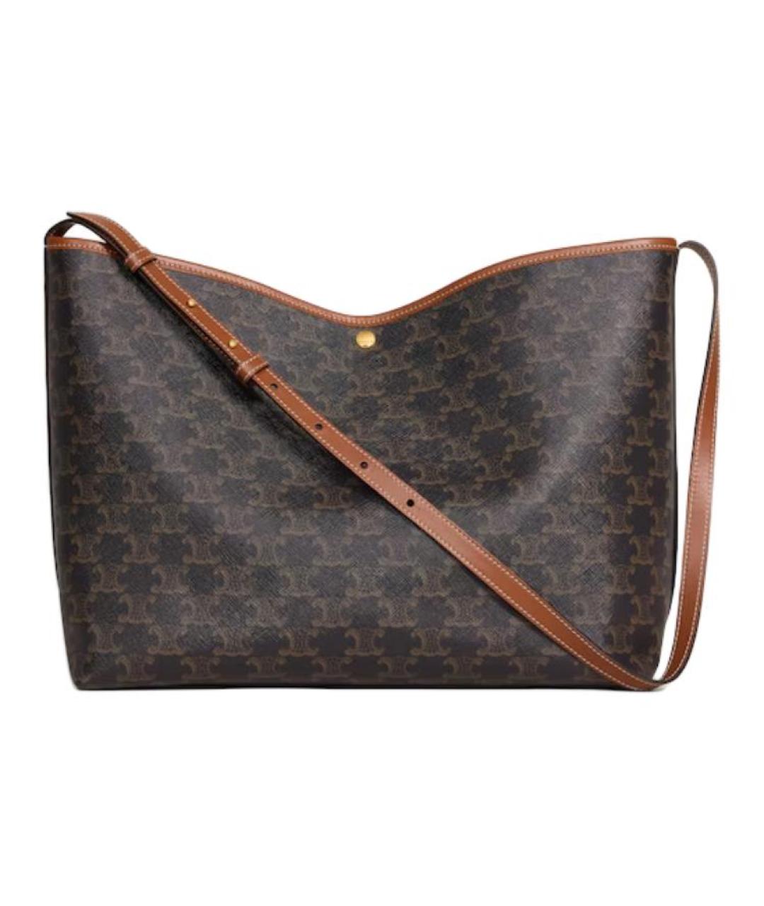 CELINE Коричневая сумка через плечо, фото 1