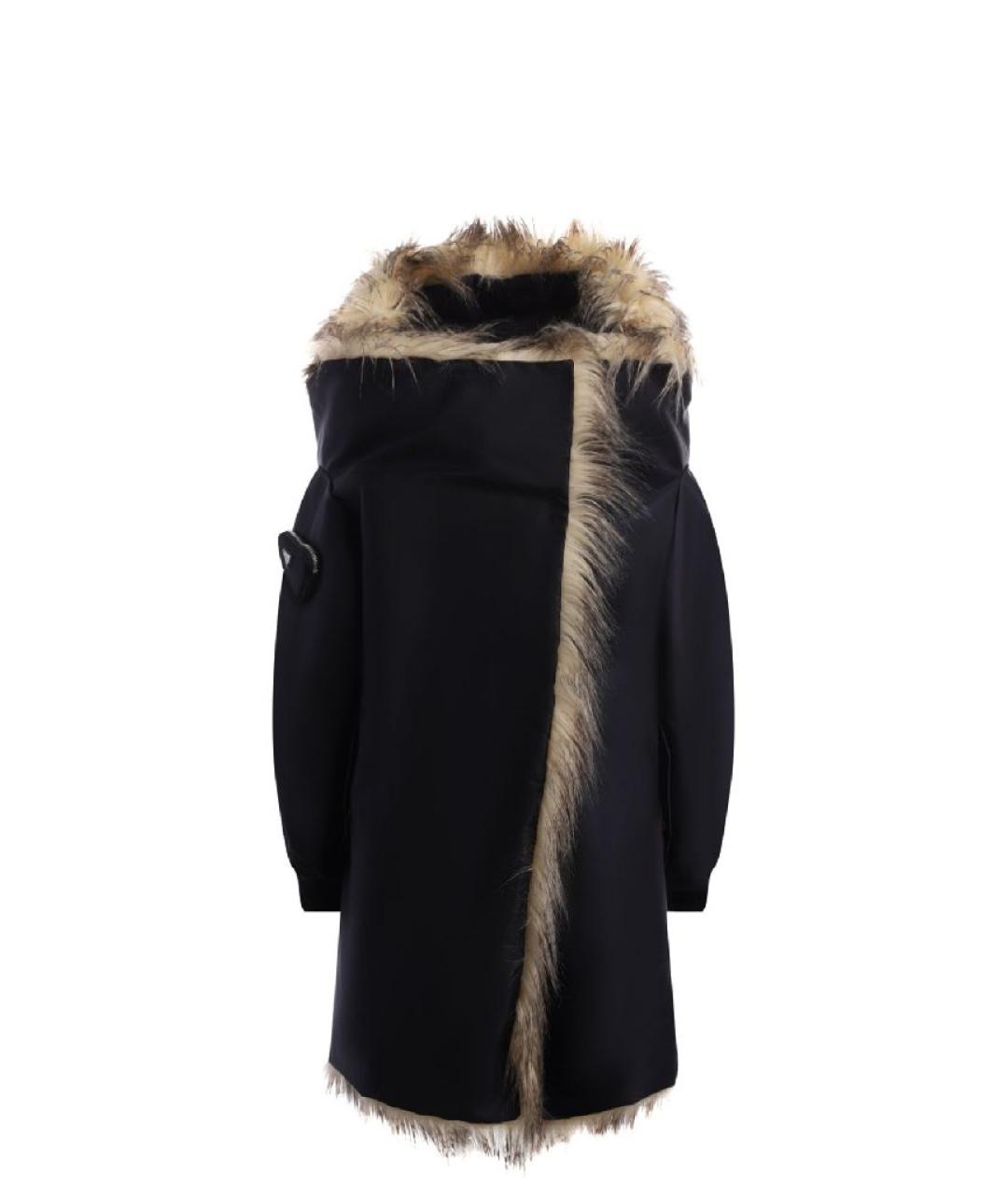 PRADA Темно-синяя полиамидовая парка, фото 7