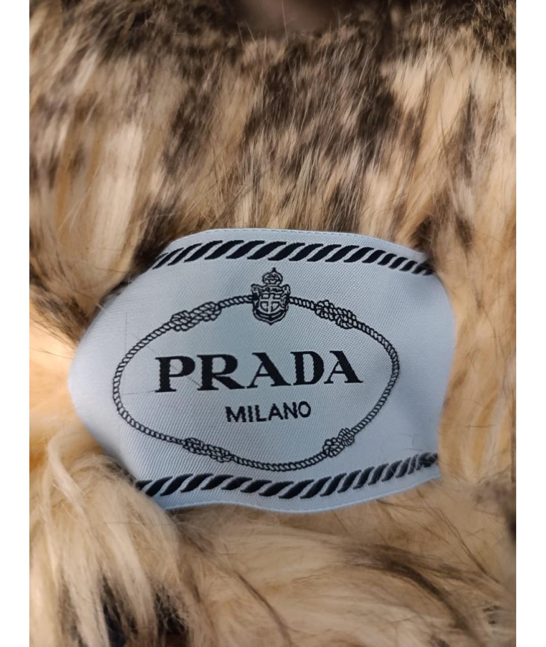 PRADA Темно-синяя полиамидовая парка, фото 5