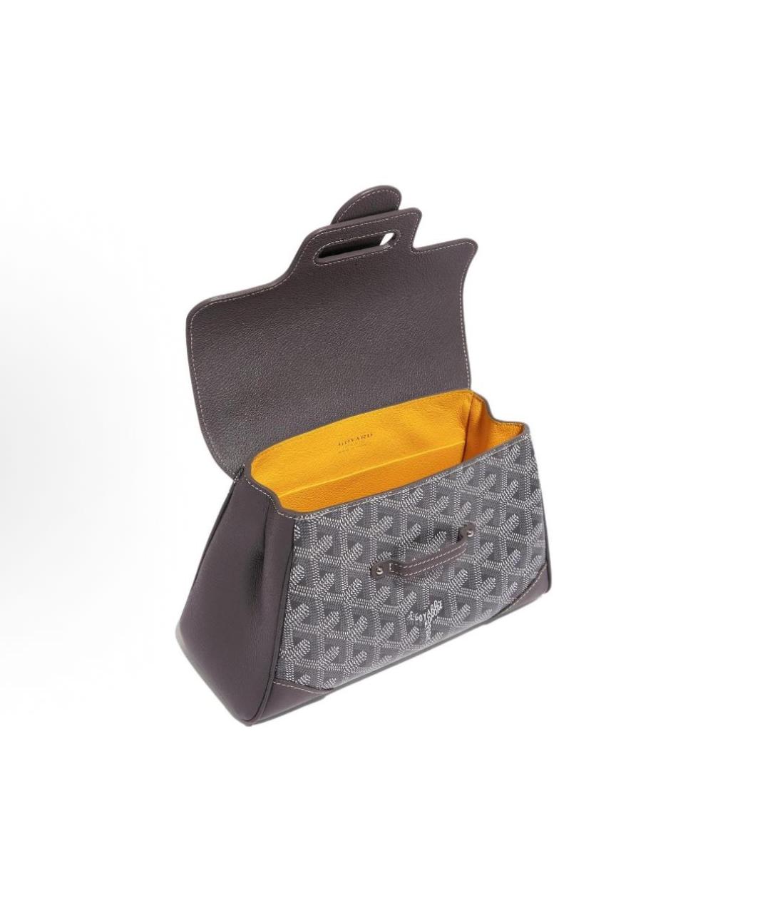 GOYARD Антрацитовая сумка с короткими ручками, фото 4