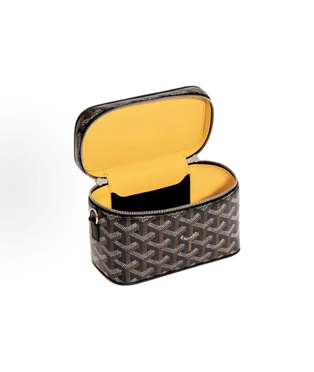 GOYARD Черная косметичка, фото 4