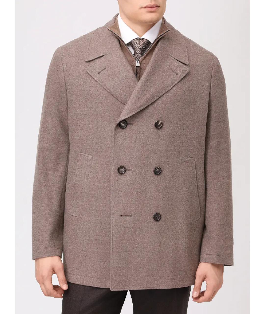 CANALI Бежевое пальто, фото 4