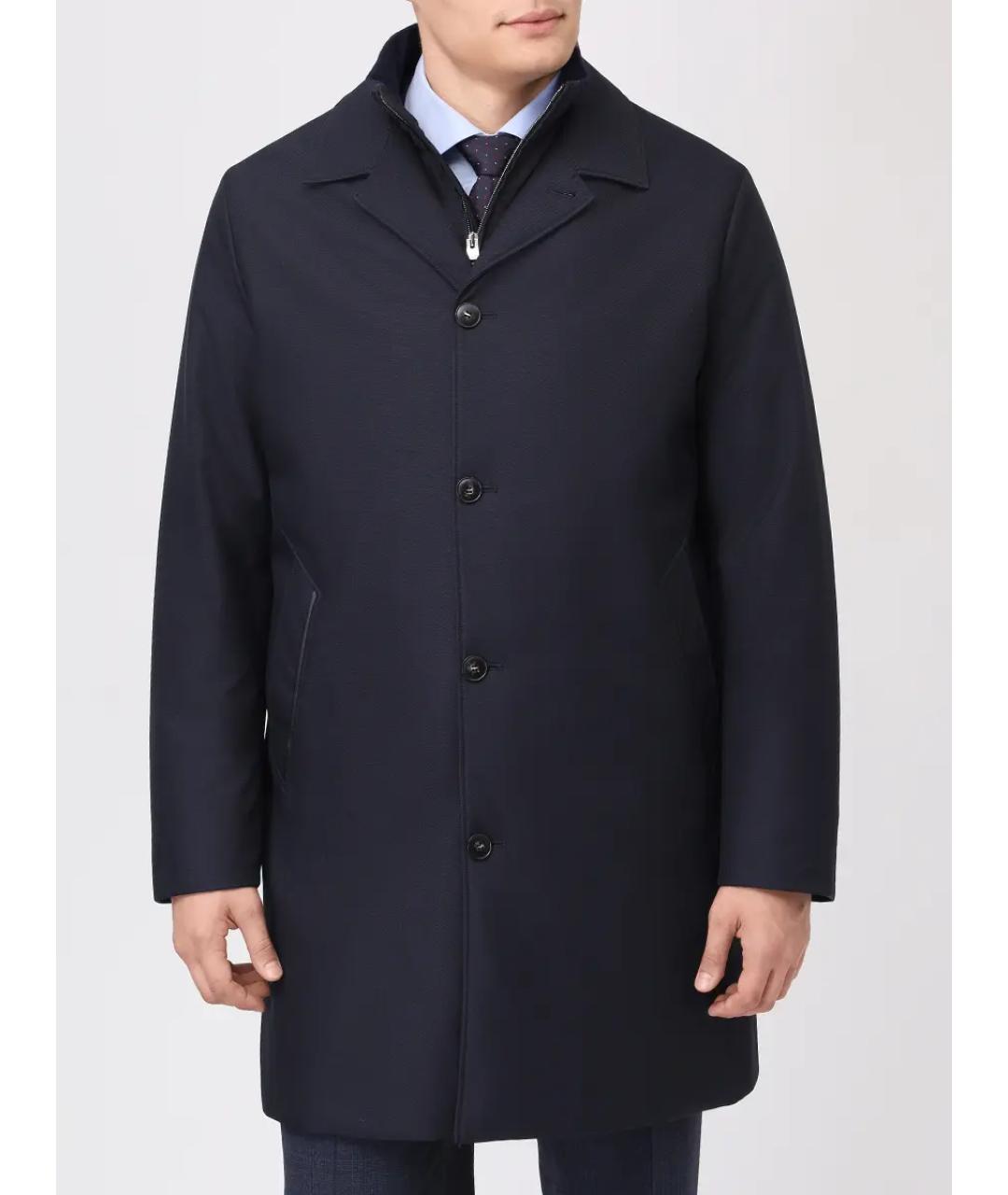 CANALI Синий тренч / плащ, фото 4