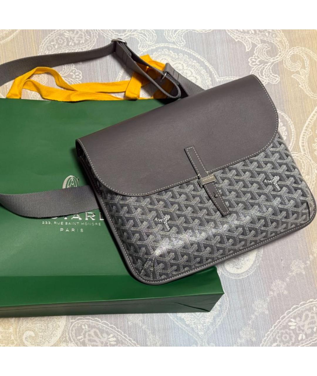 GOYARD Серая сумка на плечо, фото 2