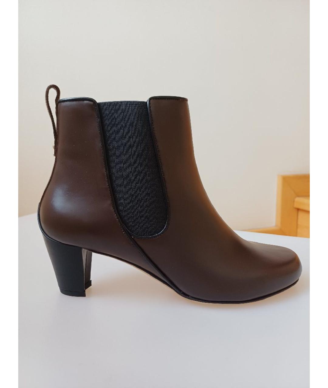 BALLY Коричневые кожаные ботинки, фото 9