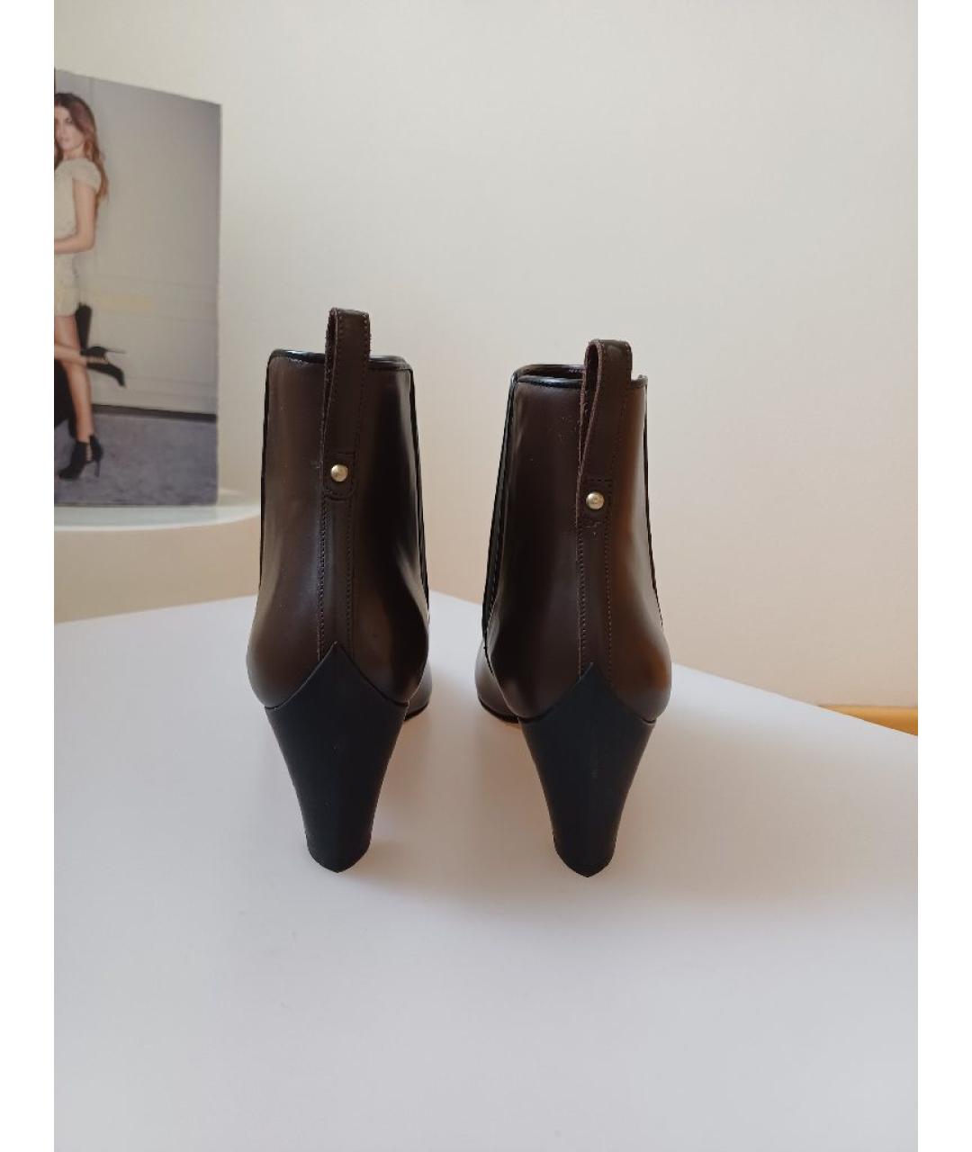 BALLY Коричневые кожаные ботинки, фото 6