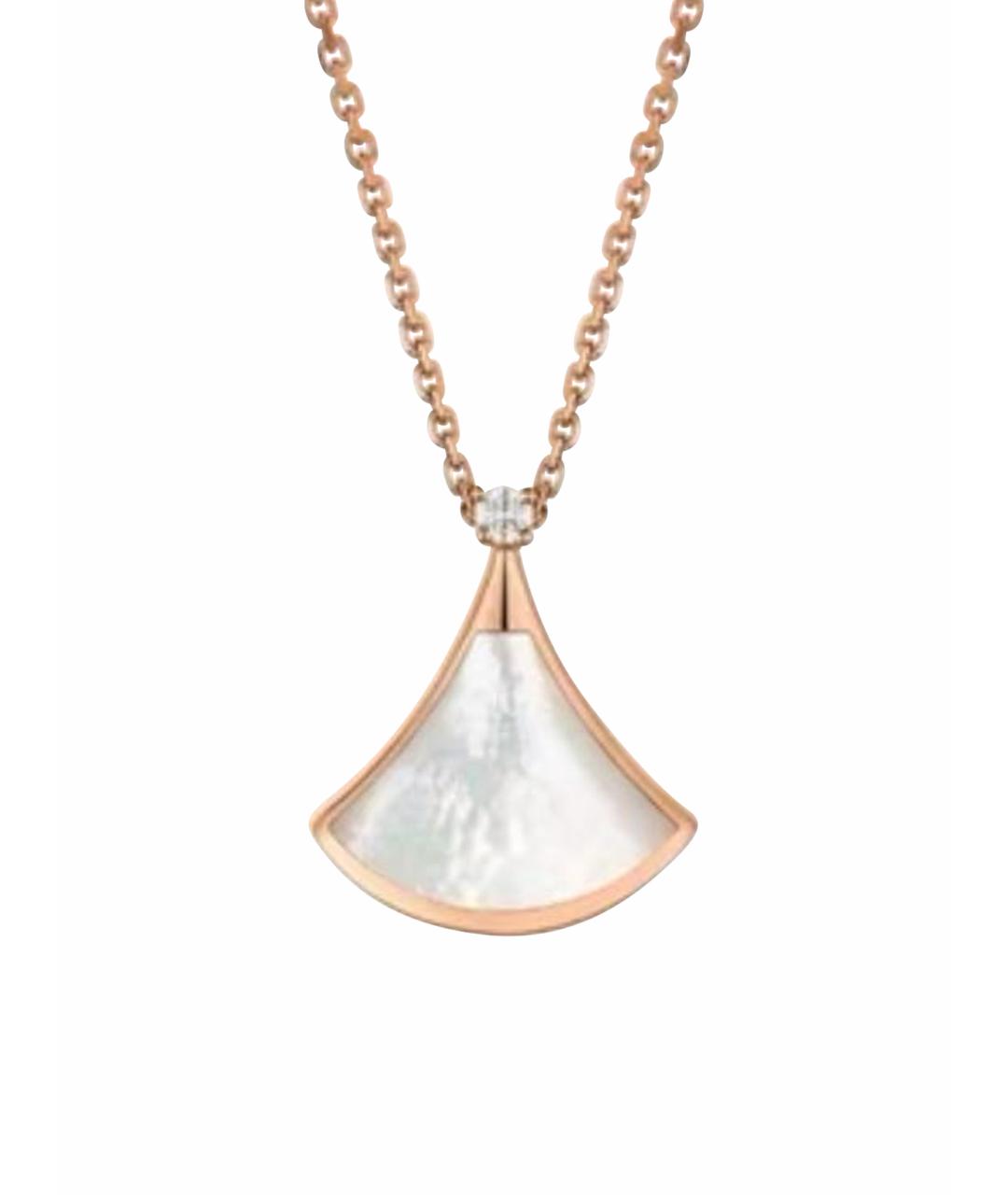 BVLGARI Золотая подвеска из розового золота, фото 1
