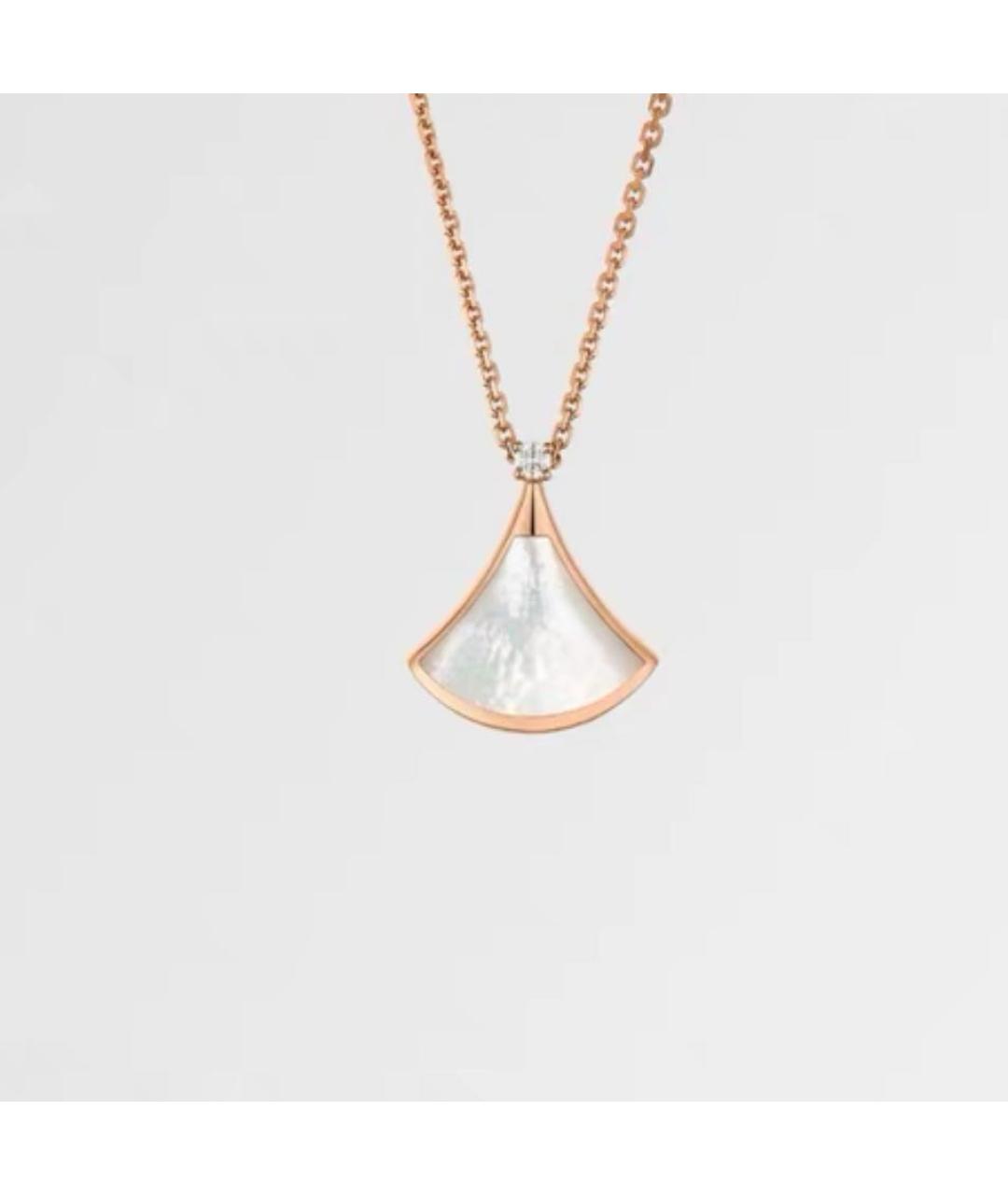 BVLGARI Золотая подвеска из розового золота, фото 5