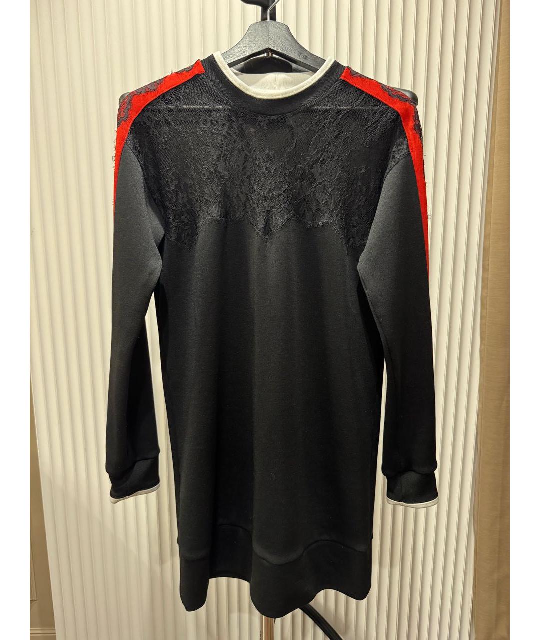 PINKO Черное полиэстеровое повседневное платье, фото 6