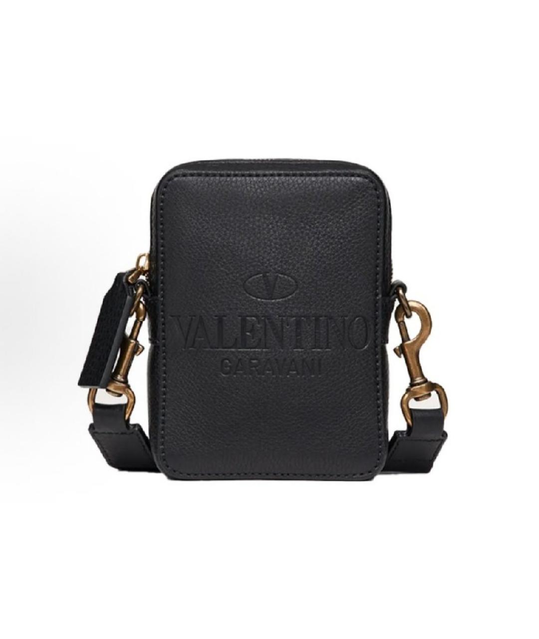 VALENTINO Черная сумка на плечо, фото 1