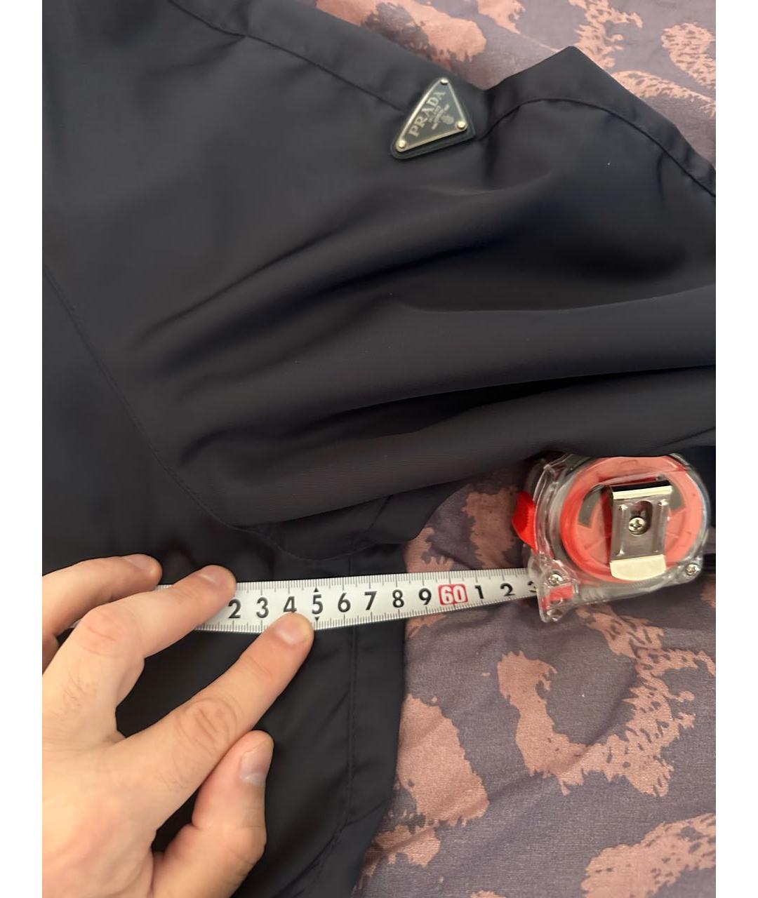 PRADA Синяя полиамидовая куртка, фото 6