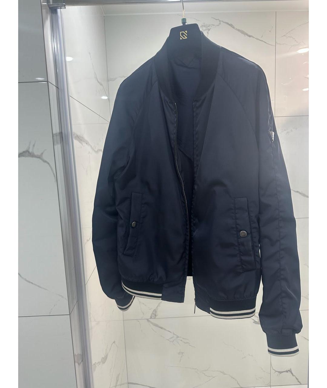 PRADA Синяя полиамидовая куртка, фото 8