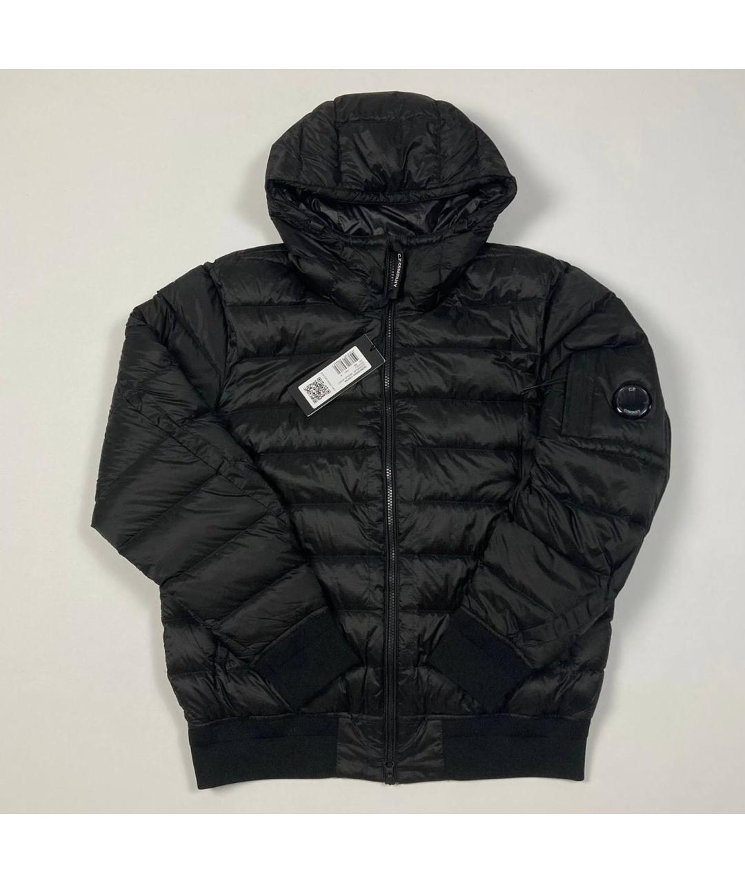 CP COMPANY Черный полиамидовый пуховик, фото 6