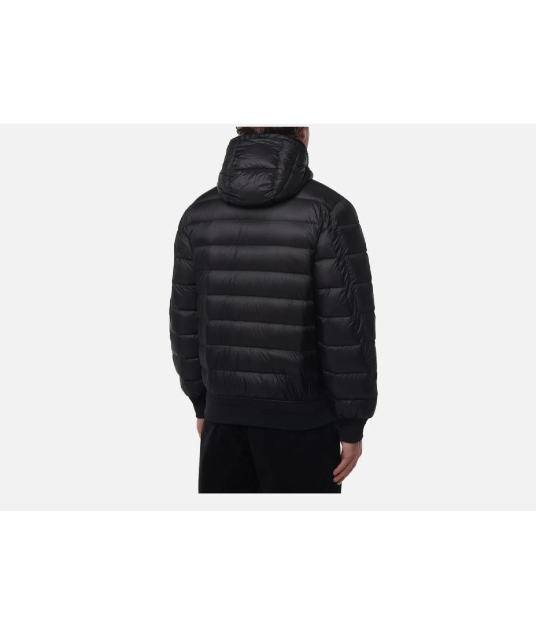 CP COMPANY Черный полиамидовый пуховик, фото 4