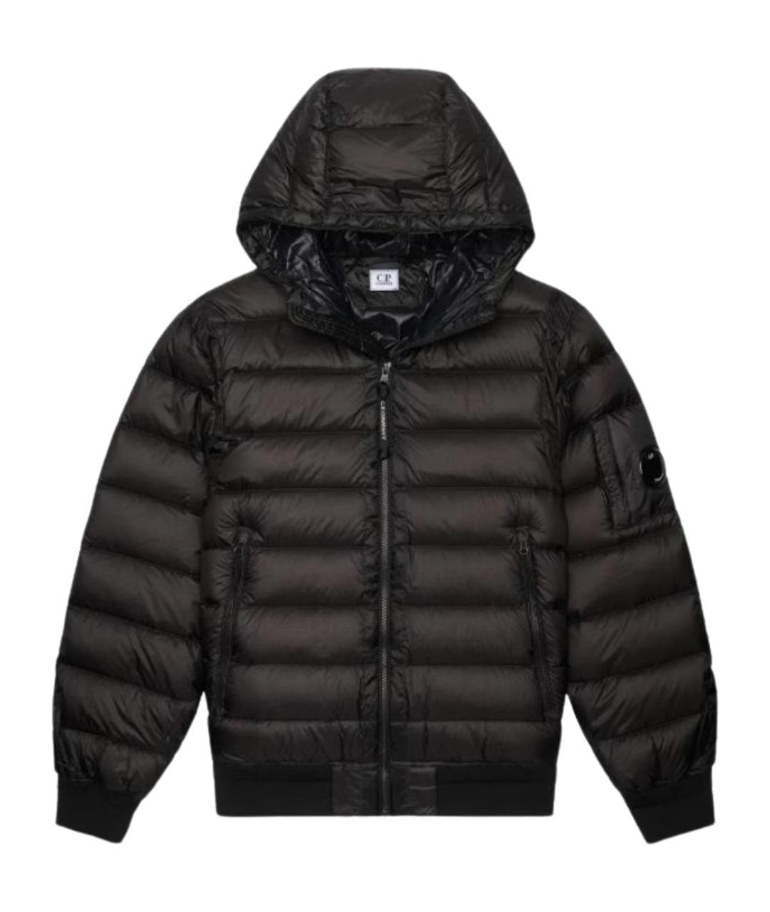 CP COMPANY Черный полиамидовый пуховик, фото 1