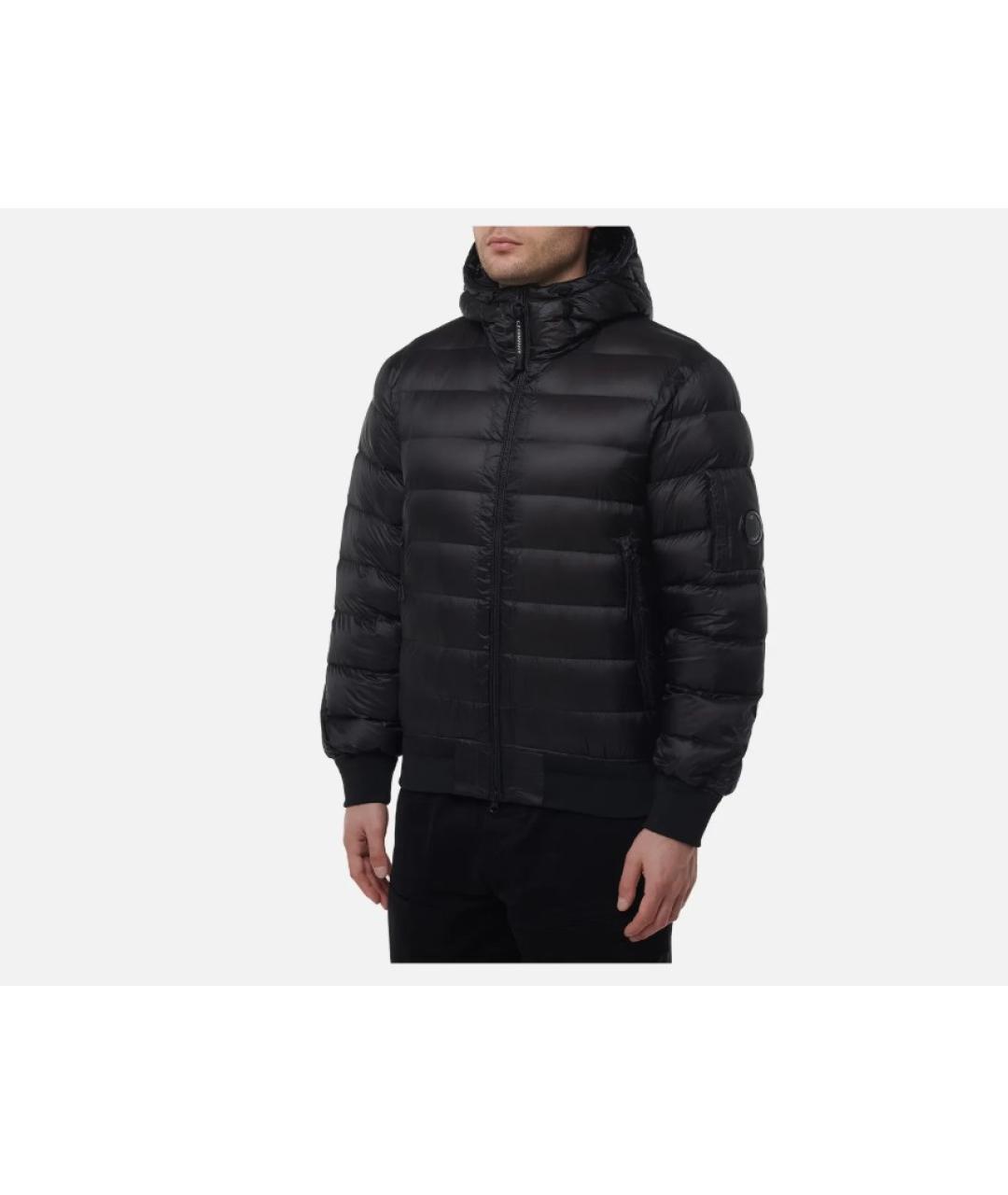 CP COMPANY Черный полиамидовый пуховик, фото 3