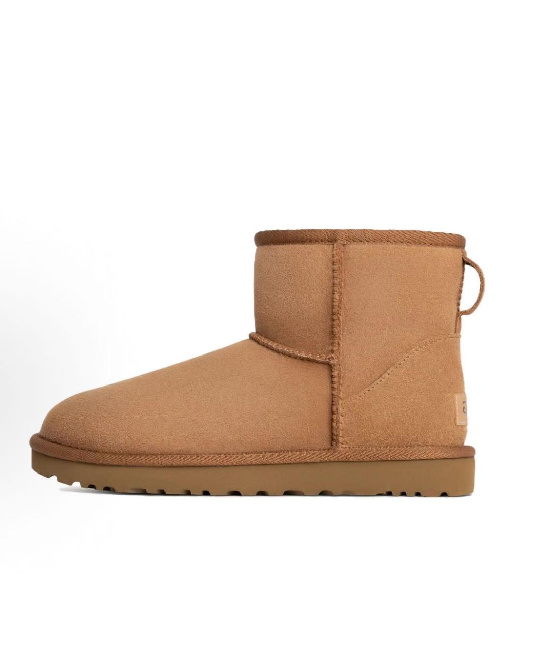 UGG AUSTRALIA Коричневые замшевые ботинки, фото 7