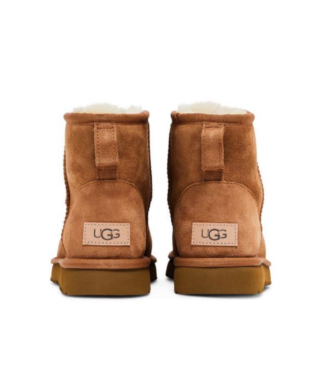 UGG AUSTRALIA Коричневые замшевые ботинки, фото 5