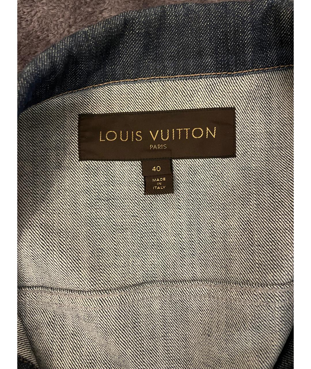 LOUIS VUITTON Синяя деним куртка, фото 3