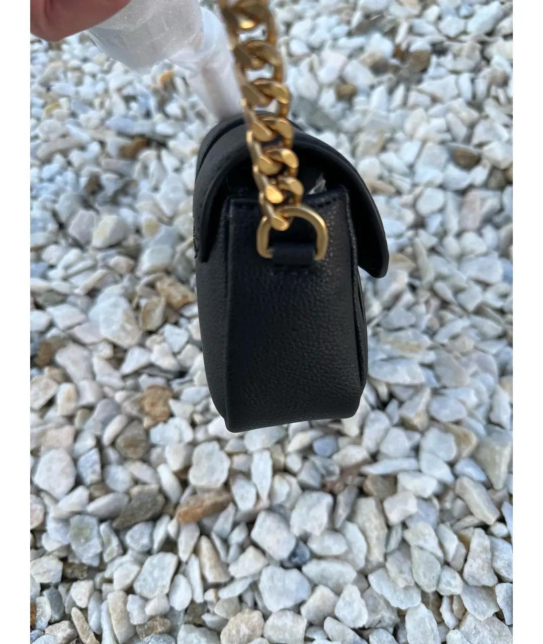 PINKO Черная кожаная сумка через плечо, фото 5