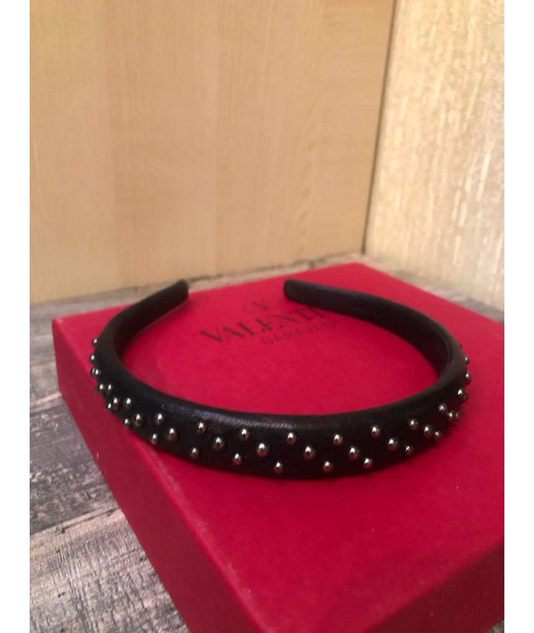 VALENTINO Черный ободок, фото 5
