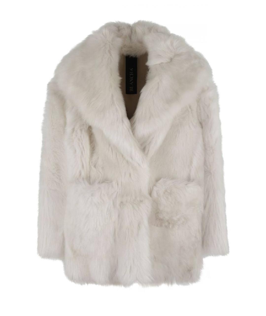 BLANCHA Бежевая шуба, фото 1