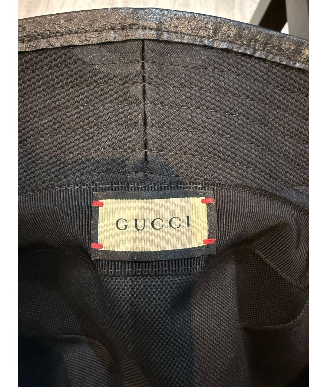 GUCCI Черная панама, фото 4